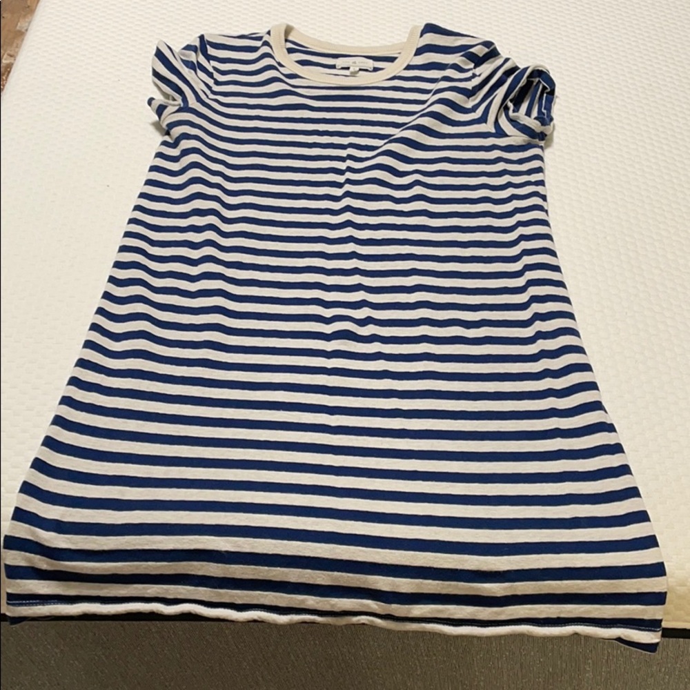 Beautiful sailor white and blue dress